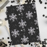 Snowflake Winter Wonder Black Christmas Tissue Paper<br><div class="desc">Introducing our Snowflake Winter Wonder Black Christmas Tissue Paper – a stunning fusion of elegance and festive charm that will elevate your gift wrapping experience to new heights. This exquisite Christmas tissue paper is not just a means to wrap your Christmas presents, but a statement of style and sophistication. Wrapping...</div>