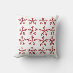 Snowflake Winter Wonderland Pillow