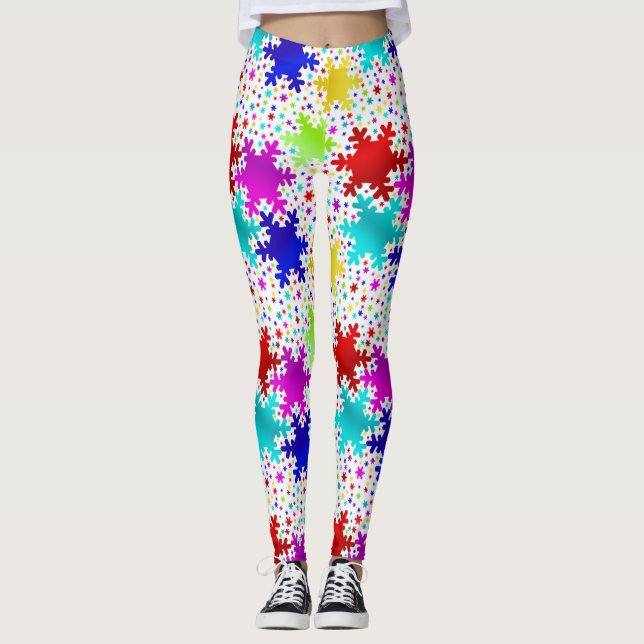 Snowflake Women's Leggings (Front)