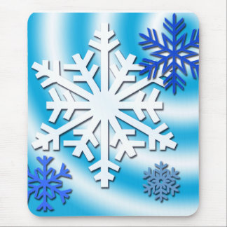 SnowFlake Wonderland Mouse Pad