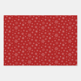 Snowflake wrapping paper