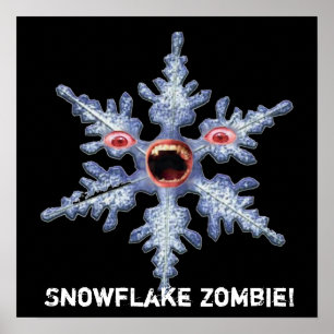 Snowflake Zombie! Poster