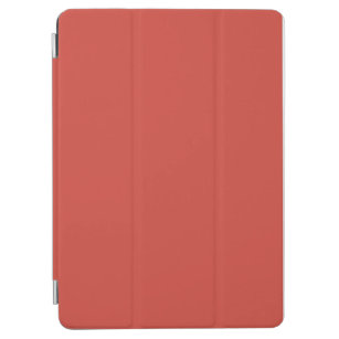Snowflakes and Angels on Red Background iPad Air Cover