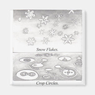 Snowflakes and Crop Circles Compared Magnet
