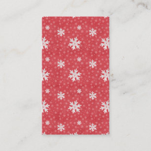 Snowflakes at Christmas Eve Invitation