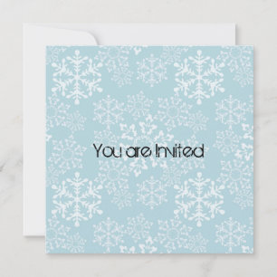 Snowflakes Baby Shower Invitation