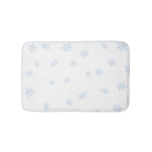 Snowflakes Bath Mat