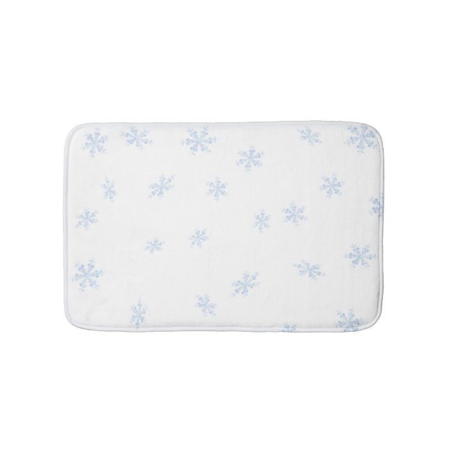 Snowflakes Bath Mat (Front)