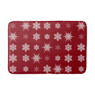 Snowflakes Bath Mat