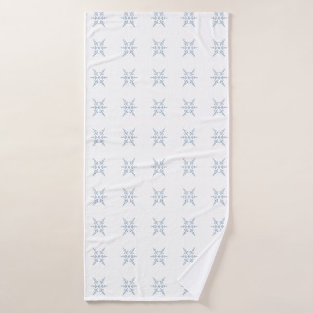Snowflakes Bath Towel Set (Bath Towel)