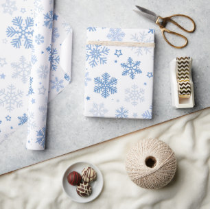 Snowflakes. Beautiful Winter  Wrapping Paper