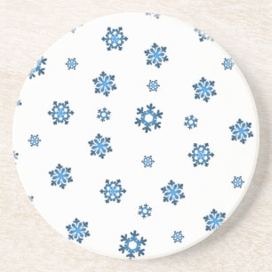 Snowflakes (Blue & Black) Coaster