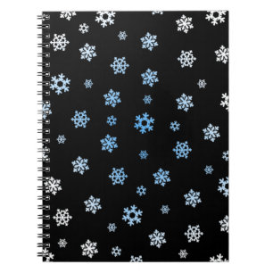 Snowflakes (Blue & White) Notebook