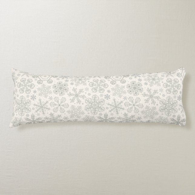Snowflakes Body Cushion (Front)