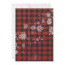 Snowflakes & Buffalo Plaid Christmas Party Invite