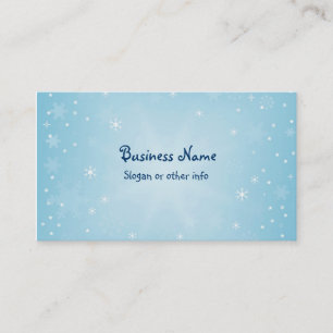 Snowflakes Business Card