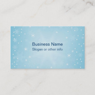 Snowflakes Business Card