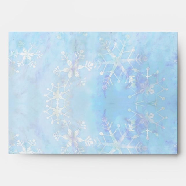 SNOWFLAKES by SHARON SHARPE Envelope (Front)