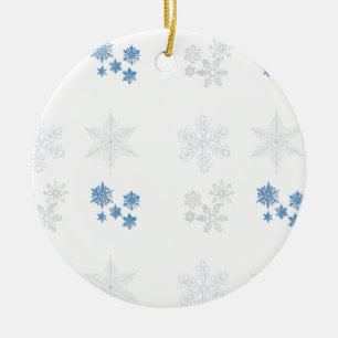 Snowflakes Ceramic Ornament
