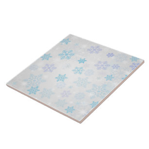 Snowflakes Ceramic Tile