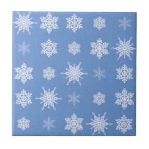 Snowflakes Ceramic Tile