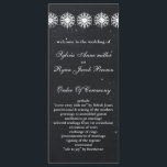 snowflakes chalkboard winter  Wedding program<br><div class="desc">snowflakes chalkboard winter  Wedding program. Matching products also available</div>