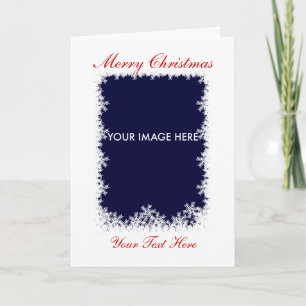 Snowflakes Christmas Card