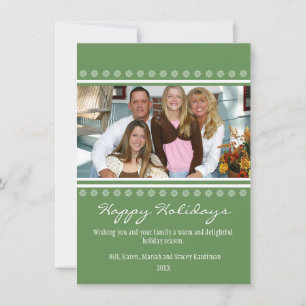 Snowflakes Christmas Card