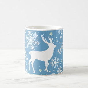 Snowflakes Christmas Coffee Mug