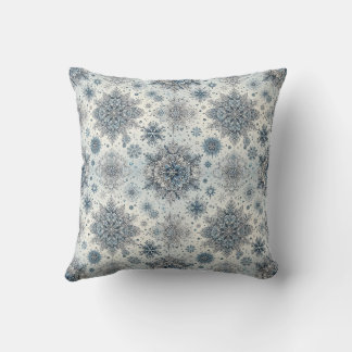 Snowflakes Christmas design decor Cushion