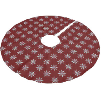 Snowflakes Christmas Tree Skirt