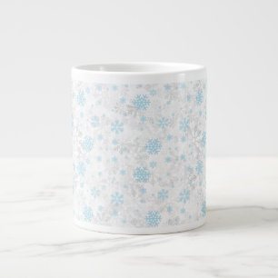Snowflakes Christmas/winter Large Coffee Mug