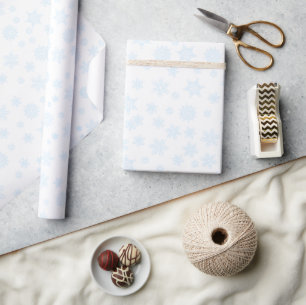 Snowflakes Christmas Wrapping Paper