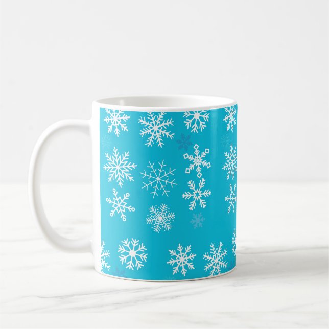 Snowflakes Coffee Mug (Left)