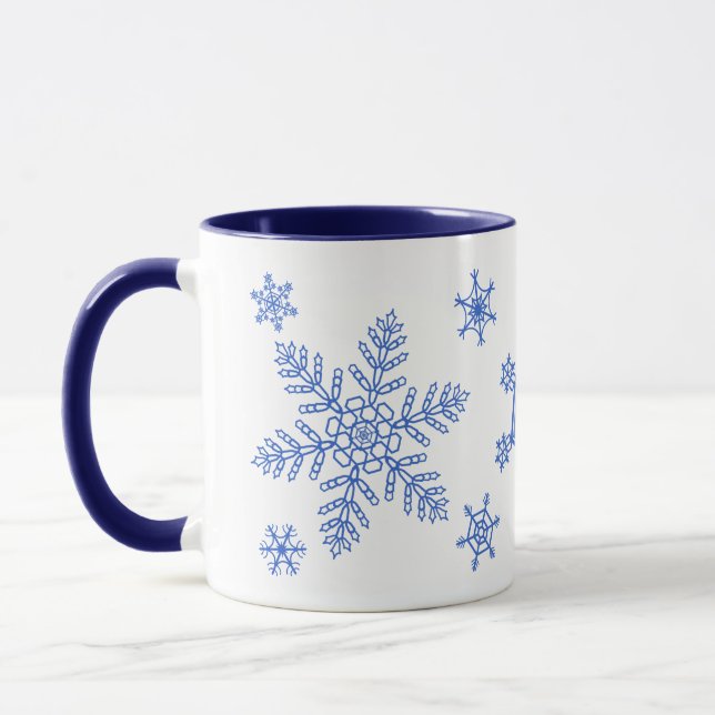 Snowflakes Combo Mug (Left)