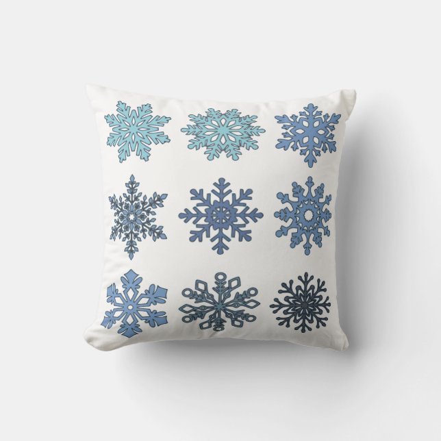 Snowflakes Cushion (Front)