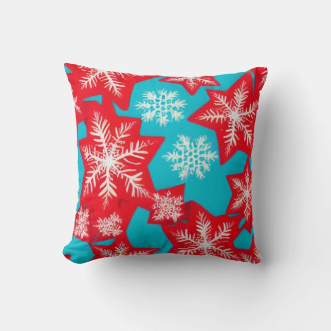 Snowflakes Cushion (Front)