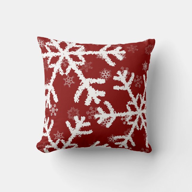 Snowflakes Cushion (Front)