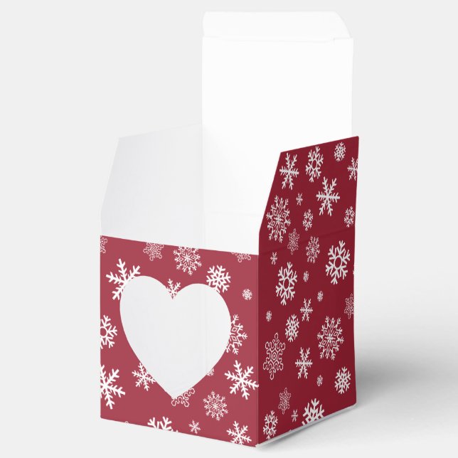 Snowflakes - customise with your favourite colour favour box (Opened)