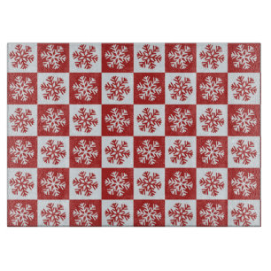 Snowflakes Cutting Board