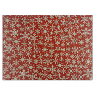 Snowflakes Cutting Board