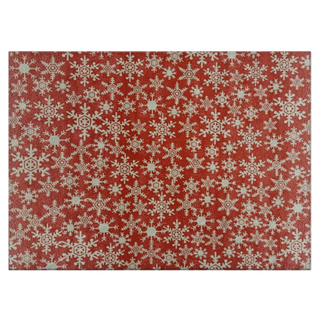Snowflakes Cutting Board (Front)