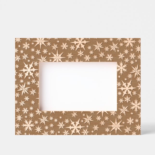 Snowflakes Design Etched Frames (Front)