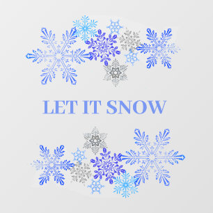 Snowflakes Design Window Cling