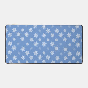 Snowflakes Desk Mat