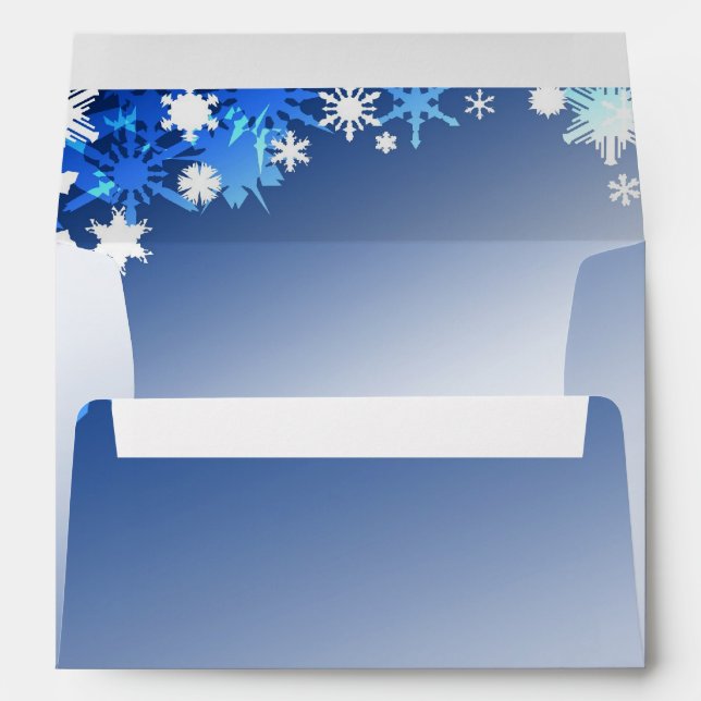 Snowflakes Envelope (Back (Bottom))