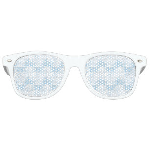 Snowflakes Fall Retro Sunglasses
