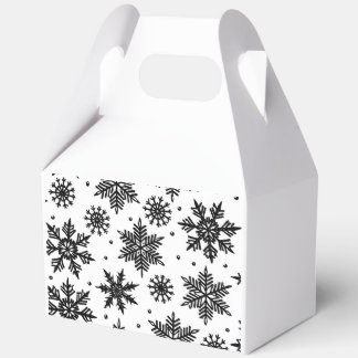 snowflakes favour box