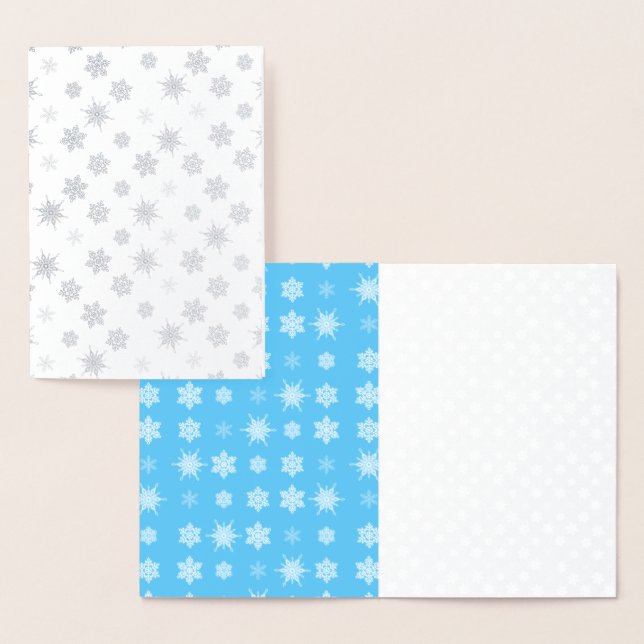 Snowflakes Foil Card (Display)