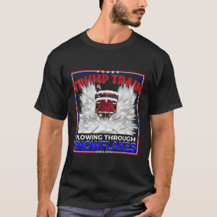 Snowflakes For President Trump! Maga Trump Train 2 T-Shirt